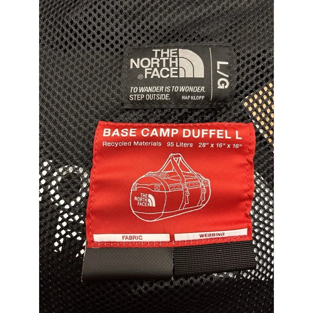 The North Face BASE CAMP DUFFEL 95L BAG - TNF BLACK - LARGE New w/tag $159 - Picture 2 of 9